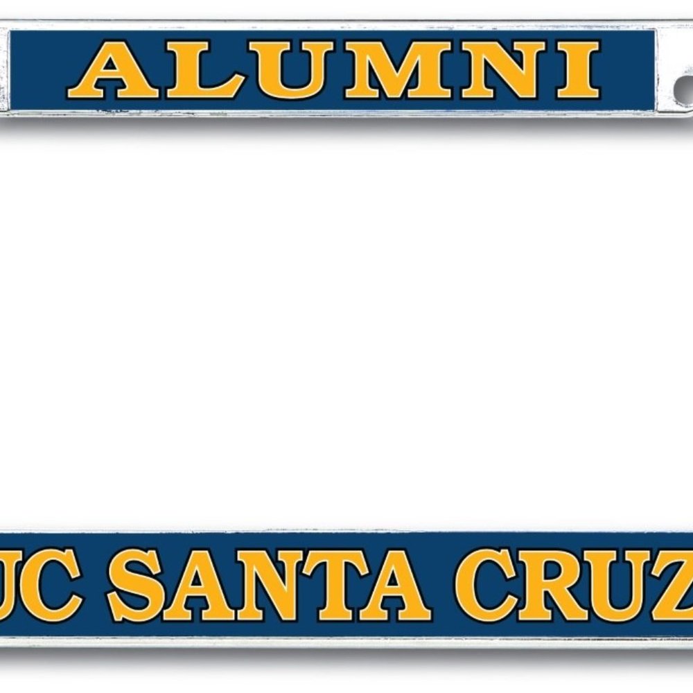 UC Santa Cruz Alumni Metal Tag Frame